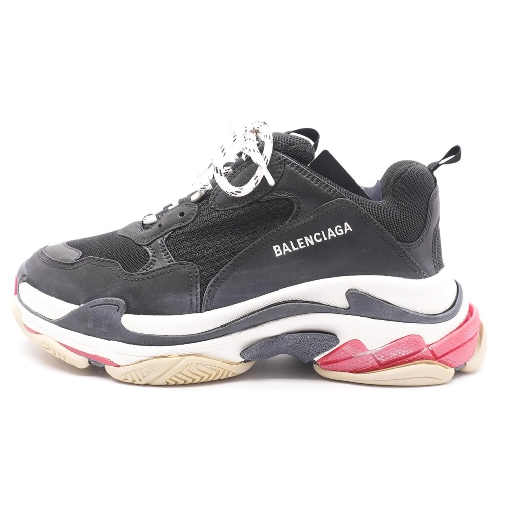 Balenciaga Triple S Black Red Sneaker - US 10 / EU 43